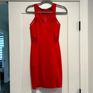 Express red dress